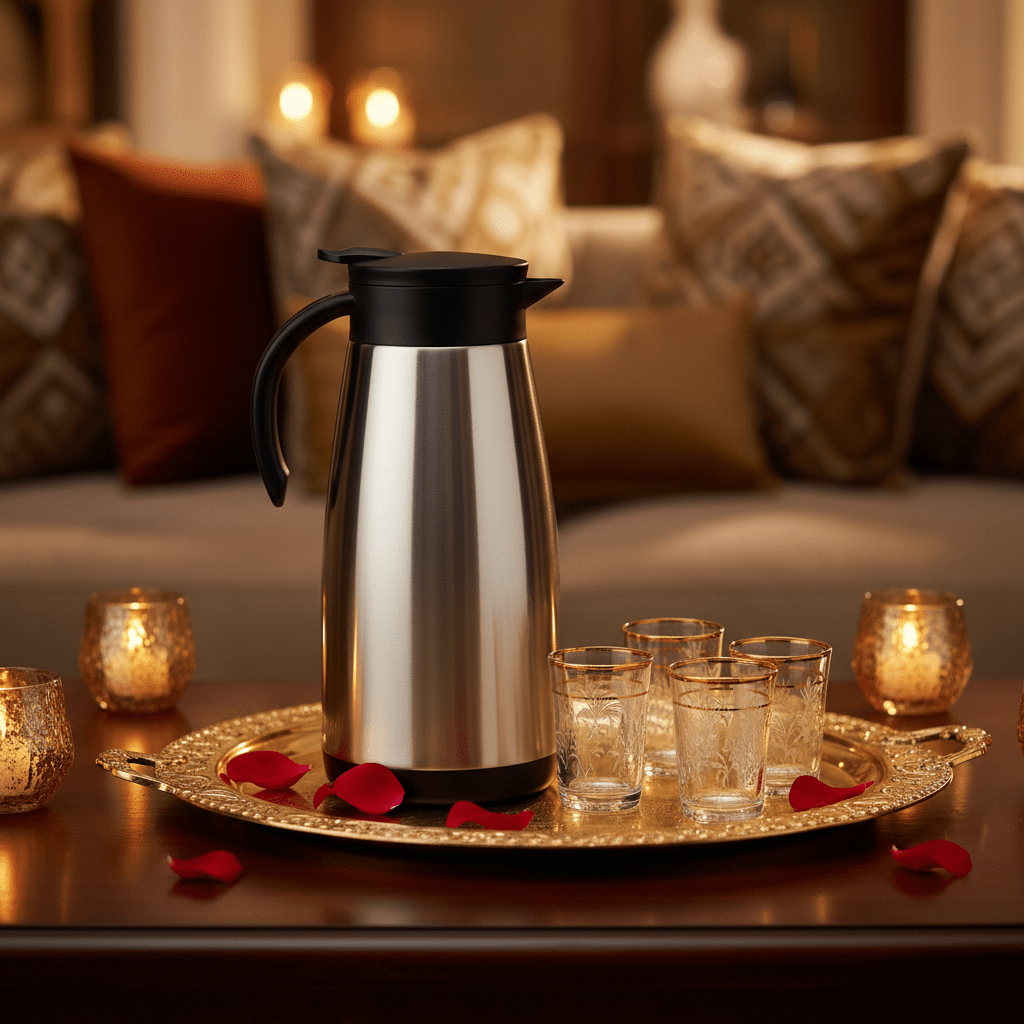 Borosil Stainless Steel Vacuum Tea Pot 1.5 Litre | Silver & Black | - Al Kabayel Discount CentreBorosil Stainless Steel Vacuum Tea Pot 1.5 Litre | Silver & Black |Tea/Coffee PotsBOROSILAl Kabayel Discount Centre