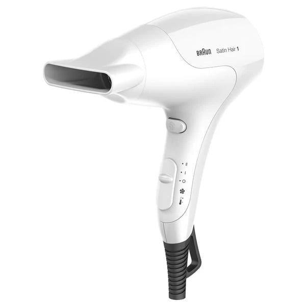 BRAUN Satin Hair Dryer Power Perfection 1800W, BRHD180 White - Al Kabayel Discount CentreBRAUN Satin Hair Dryer Power Perfection 1800W, BRHD180 WhitePersonal Care & Styling ToolsBRAUNAl Kabayel Discount Centre