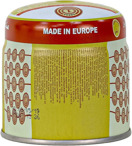 Butane Gas 190 Gram Butane 75% and 25% Propane Mixture Can Tin for Outdoor Hiking, Camping Stoves & Light, High Performance Gas Mix | Butane Gas for Stoves - 1 Piece & Pack of 6 Assorted (6) - Al Kabayel Discount CenterButane Gas 190 Gram Butane 75% and 25% Propane Mixture Can Tin for Outdoor Hiking, Camping Stoves & Light, High Performance Gas Mix | Butane Gas for Stoves - 1 Piece & Pack of 6 Assorted (6)Barbecue & Outdoor DiningAKDCAl Kabayel Discount Center
