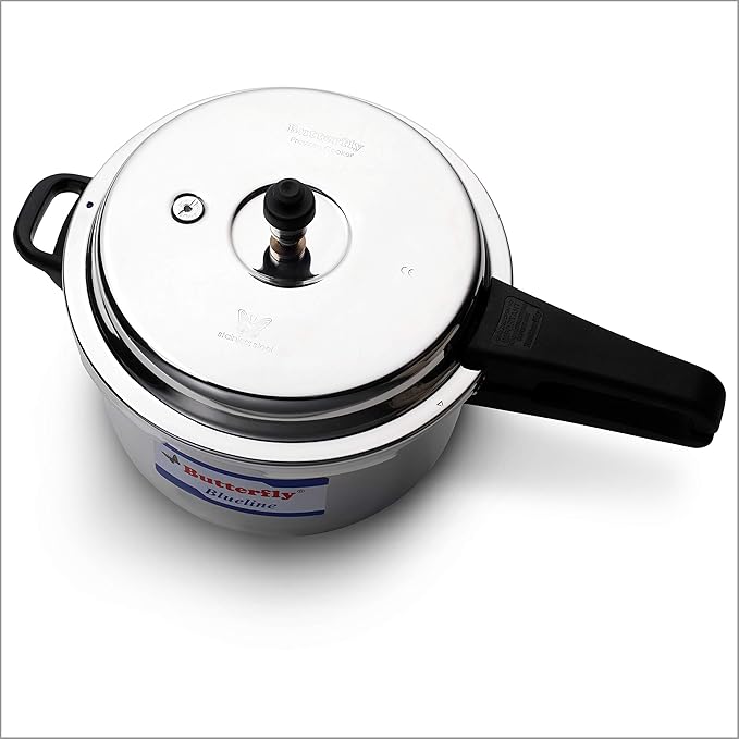 Butterfly Blue Line Stainless Steel Pressure Cooker, Stainless Steel ,7.5 - Liter, Medium ,BL - 7.5L - Al Kabayel Discount CentreButterfly Blue Line Stainless Steel Pressure Cooker, Stainless Steel ,7.5 - Liter, Medium ,BL - 7.5LPressure CookersBUTTERFLYAl Kabayel Discount Centre