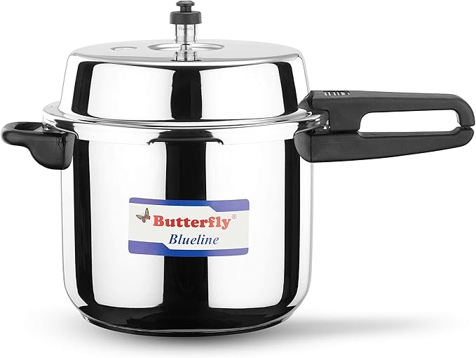 Butterfly Blue Line Stainless Steel Pressure Cooker, Stainless Steel ,7.5 - Liter, Medium ,BL - 7.5L - Al Kabayel Discount CentreButterfly Blue Line Stainless Steel Pressure Cooker, Stainless Steel ,7.5 - Liter, Medium ,BL - 7.5LPressure CookersBUTTERFLYAl Kabayel Discount Centre