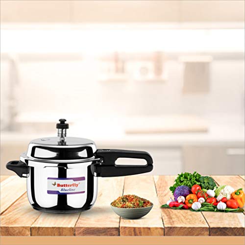 Butterfly Curve 3 L Outer Lid Induction Bottom Pressure Cooker (Stainless Steel) - Al Kabayel Discount CentreButterfly Curve 3 L Outer Lid Induction Bottom Pressure Cooker (Stainless Steel)Pressure CookersBUTTERFLYAl Kabayel Discount Centre