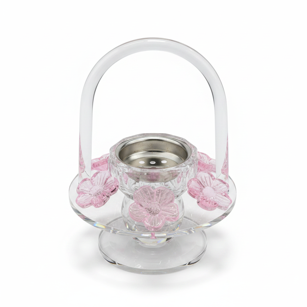 Glass Incense Burner - 15cm