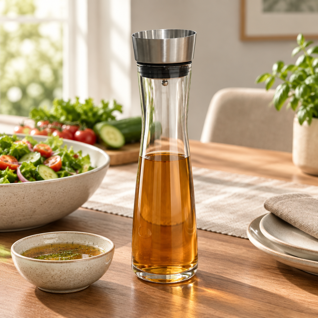 Glass Oil & Vinegar Dispenser Bottle - 1 Liter
