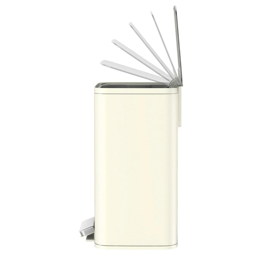 Eko Marina Stainless Steel Step Bin, 20 L, Vanilla