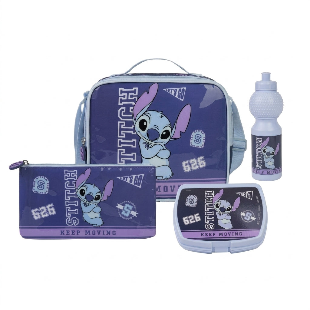 Disney Stitch 5-in-1 18" School Trolley Set