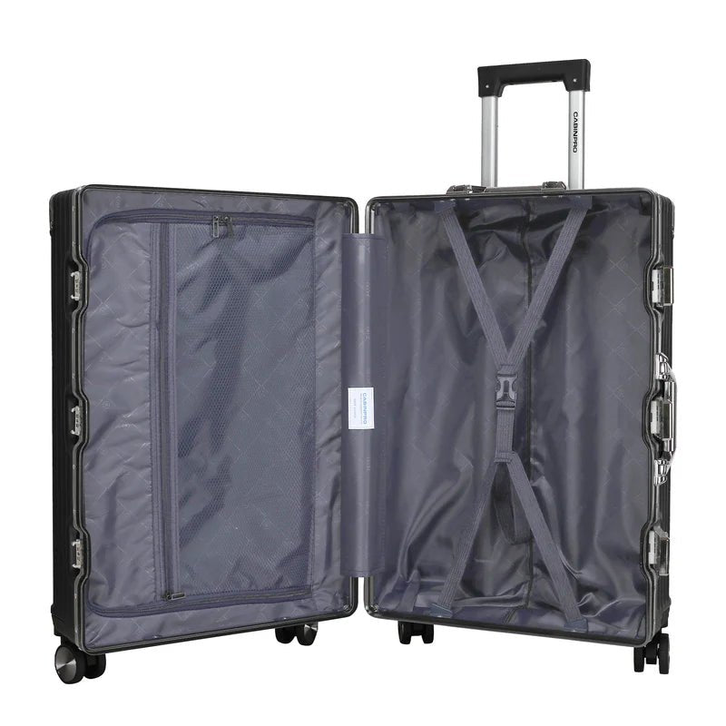 CabinPro 24" Trolley Bag – Black | Stylish & Durable Medium Check - in Luggage - Al Kabayel Discount CentreCabinPro 24" Trolley Bag – Black | Stylish & Durable Medium Check - in LuggageChecked - In LuggageCABINPROAl Kabayel Discount Centre
