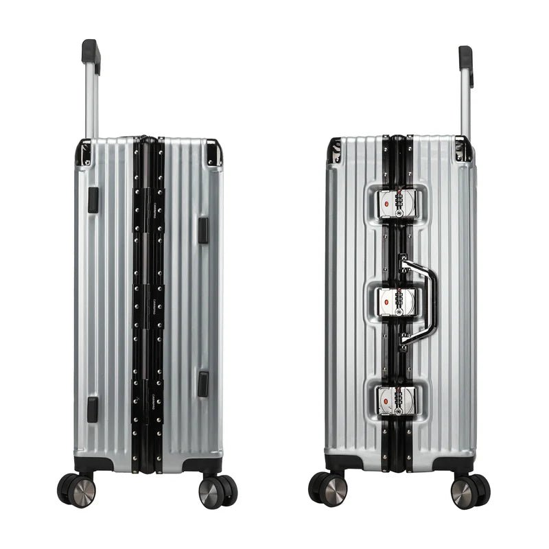 CabinPro 24" Trolley Bag – Silver | Stylish & Durable Medium Check - in Luggage - Al Kabayel Discount CentreCabinPro 24" Trolley Bag – Silver | Stylish & Durable Medium Check - in LuggageChecked - In LuggageCABINPROAl Kabayel Discount Centre