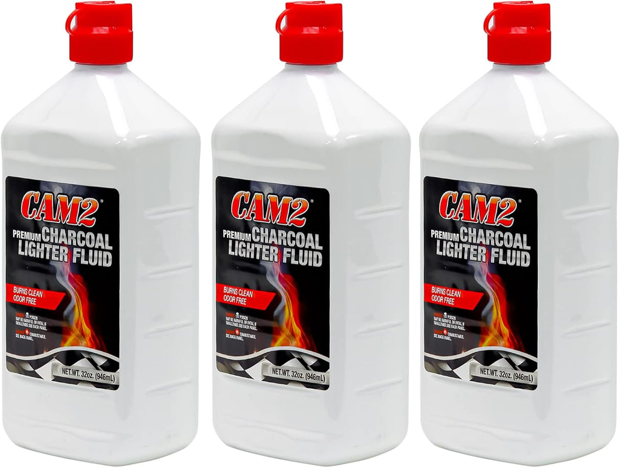 CAM2 Premium Charcoal lighter Fluid BBQ fire fluid. Barbecue lighter. Quickly & Easily Ignite BBQ Grills With Lighter Fluid. odorless fluid Pack of 1 Pack of 3 946ml (3) - Al Kabayel Discount CenterCAM2 Premium Charcoal lighter Fluid BBQ fire fluid. Barbecue lighter. Quickly & Easily Ignite BBQ Grills With Lighter Fluid. odorless fluid Pack of 1 Pack of 3 946ml (3)Barbecue & Outdoor DiningAKDCAl Kabayel Discount Center