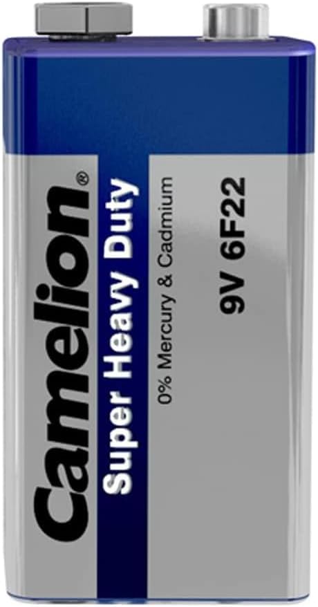 CAMELION Super Heavy Duty 9V Battery, Pack of 1 - Al Kabayel Discount CentreCAMELION Super Heavy Duty 9V Battery, Pack of 1BatteriesCAMELIONAl Kabayel Discount Centre