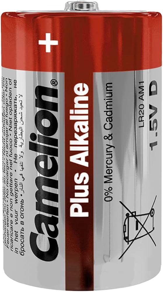 CAMELION Type D Alkaline Battery 1.5V, Pack of 2 - Al Kabayel Discount CentreCAMELION Type D Alkaline Battery 1.5V, Pack of 2BatteriesCAMELIONAl Kabayel Discount Centre