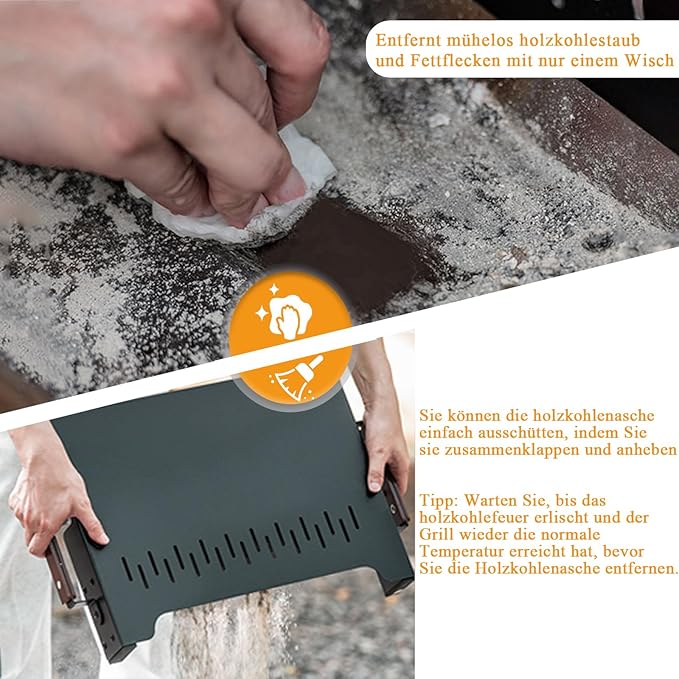 Camping Barbecue Charcoal Folding Barbecue Charcoal Grill Outdoor Grill Compact & Lightweight BBQ Grill for Camping - Al Kabayel Discount CentreCamping Barbecue Charcoal Folding Barbecue Charcoal Grill Outdoor Grill Compact & Lightweight BBQ Grill for CampingGrillsAKDCAl Kabayel Discount Centre