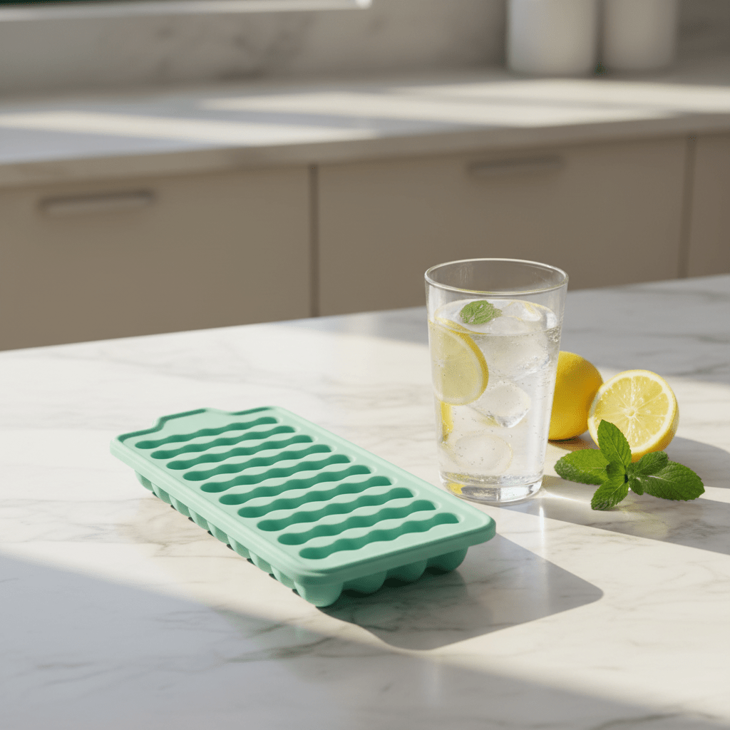 Casasunco ChillCube Flexible Silicone Ice Cube Tray Easy Release Freezer Mould Light Mint Green 20×10cm - Al Kabayel Discount CentreCasasunco ChillCube Flexible Silicone Ice Cube Tray Easy Release Freezer Mould Light Mint Green 20×10cmCake Mold & Baking MoldsCASASUNCOAl Kabayel Discount Centre
