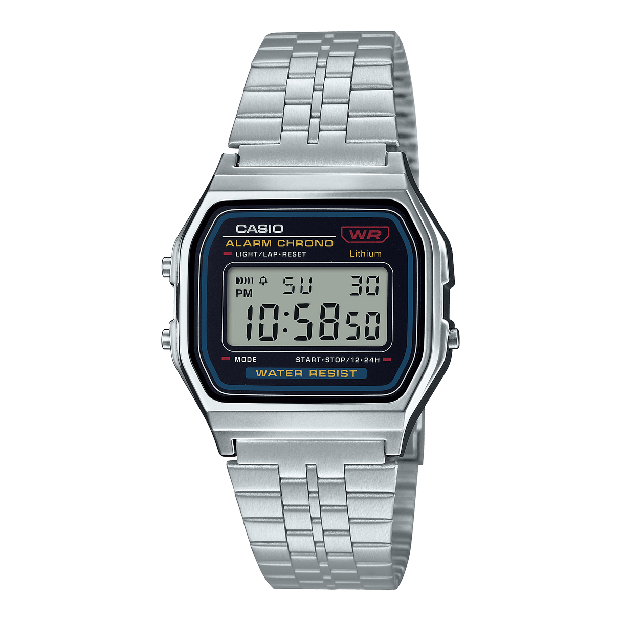 Casio A159W - N1 Classic Design Digital Stainless Steel Quartz Watch - Al Kabayel Discount CentreCasio A159W - N1 Classic Design Digital Stainless Steel Quartz WatchWatchesCASIOAl Kabayel Discount Centre