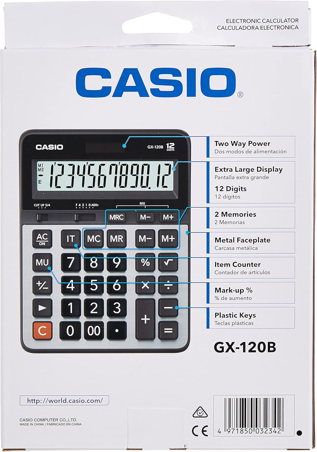 Casio Calculators - GX - 120B - Al Kabayel Discount CentreCasio Calculators - GX - 120BCalculatorsCASIOAl Kabayel Discount Centre