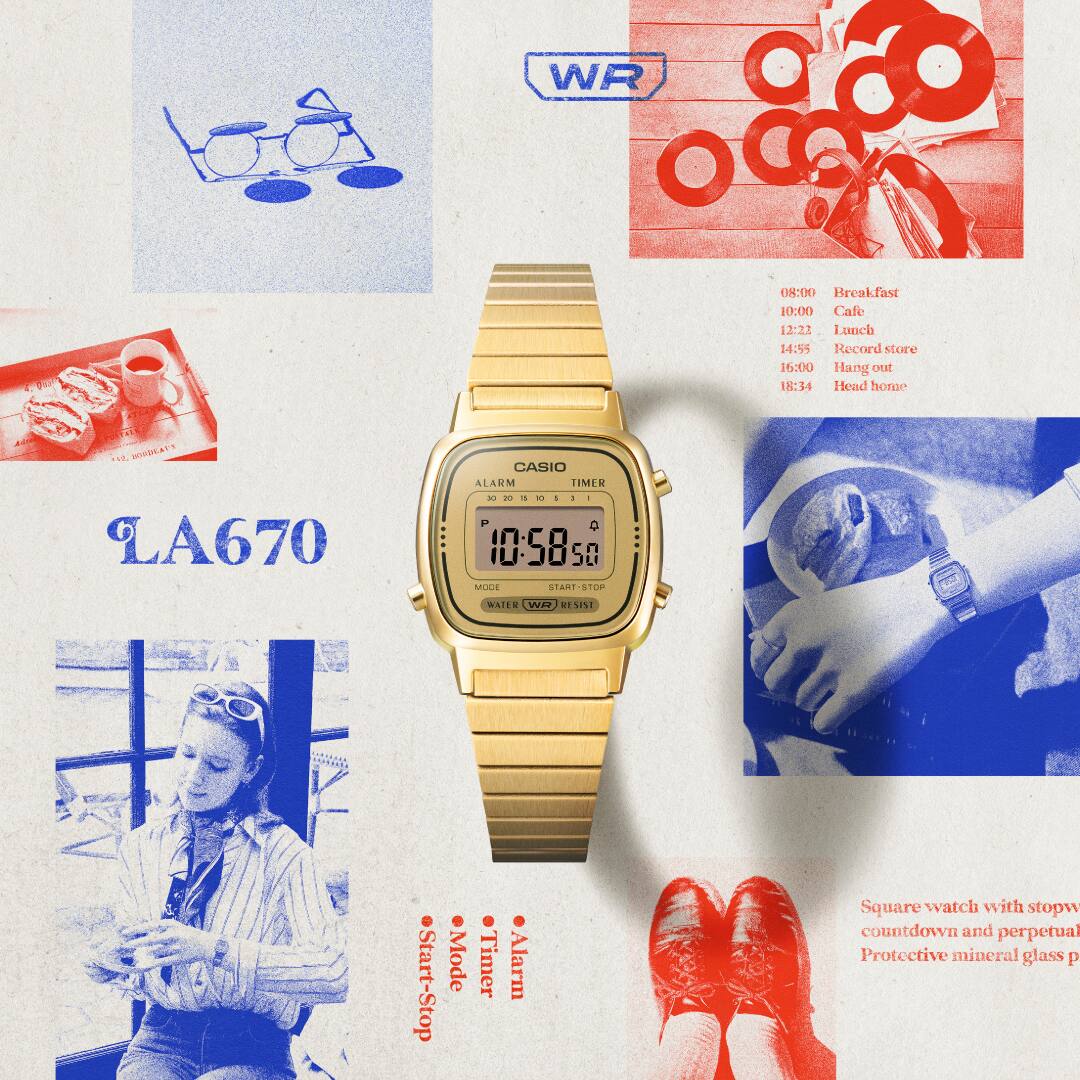 Casio LA670WGA - 9DF women's digital watch with a gold - tone case and stainless steel band - Al Kabayel Discount CentreCasio LA670WGA - 9DF women's digital watch with a gold - tone case and stainless steel bandWatchesCASIOAl Kabayel Discount Centre