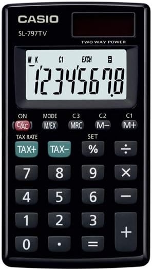 Casio SL - 797TVBK Portable Calculator - Al Kabayel Discount CentreCasio SL - 797TVBK Portable CalculatorCalculatorsCASIOAl Kabayel Discount Centre