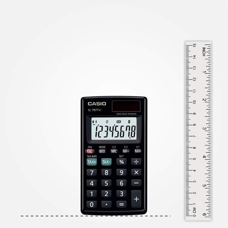 Casio SL - 797TVBK Portable Calculator - Al Kabayel Discount CentreCasio SL - 797TVBK Portable CalculatorCalculatorsCASIOAl Kabayel Discount Centre