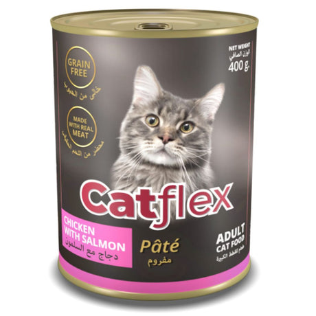 CAT FLEX Adult Cat Food, Chicken & Salmon Delight, 400g Pack - Al Kabayel Discount CentreCAT FLEX Adult Cat Food, Chicken & Salmon Delight, 400g PackPet SuppliesCAT FLEXAl Kabayel Discount Centre