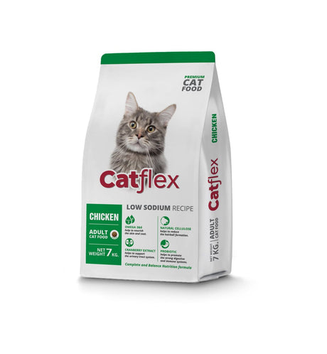 CatFlex Adult Cat Food 7kg – Chicken Flavor, High - Protein Complete Meal for Healthy Digestion & Shiny Fur - Al Kabayel Discount CentreCatFlex Adult Cat Food 7kg – Chicken Flavor, High - Protein Complete Meal for Healthy Digestion & Shiny FurPet SuppliesCATFLEXAl Kabayel Discount Centre
