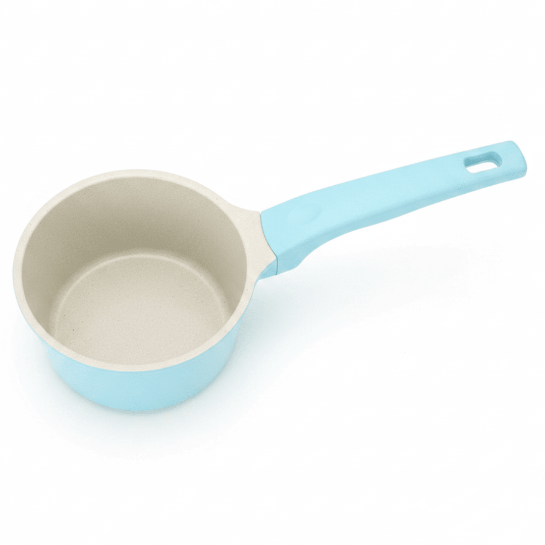 Ceramic Coated Non-Stick Milk Pot 10cm – | Lightweight Metal Body with Speckled Interior | - Al Kabayel Discount CentreCeramic Coated Non-Stick Milk Pot 10cm – | Lightweight Metal Body with Speckled Interior |Frying Pans & SkilletsAKDCAl Kabayel Discount Centre