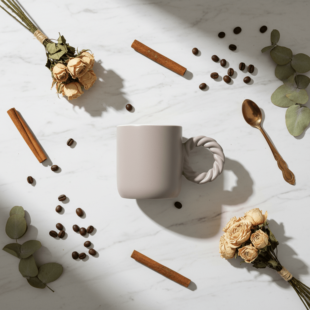 Ceramic Mug with Elegant Twisted Rope Handle | 300ml | Beige,Cream | - Al Kabayel Discount CentreCeramic Mug with Elegant Twisted Rope Handle | 300ml | Beige,Cream |MugsAKDCAl Kabayel Discount Centre