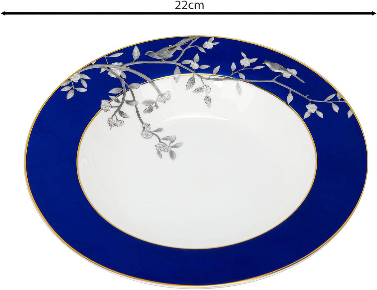 Ceramic Soup Plate 9" Inch, Round Dinner Plates with Flowers Orchid Illustration Printed Multicolor Perfect Serving Soup, Pasta, Meals, Salad, Fruits Kitchen Platter Dining Tableware? - Al Kabayel Discount CentreCeramic Soup Plate 9" Inch, Round Dinner Plates with Flowers Orchid Illustration Printed Multicolor Perfect Serving Soup, Pasta, Meals, Salad, Fruits Kitchen Platter Dining Tableware?Al Kabayel Discount CenterAl Kabayel Discount Centre