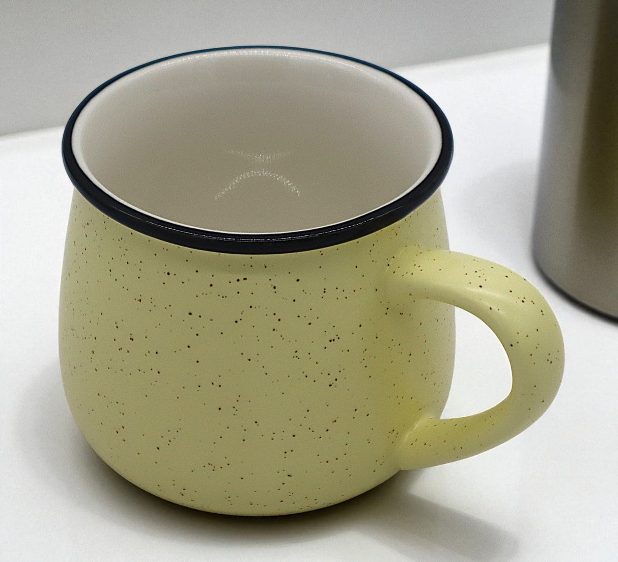 CFLOWER Premium Porcelain Mug 400ml – Bright Yellow Cup with Brown Dots, Cheerful and Durable for Everyday Use - Al Kabayel Discount CentreCFLOWER Premium Porcelain Mug 400ml – Bright Yellow Cup with Brown Dots, Cheerful and Durable for Everyday UseMugsCFLOWERAl Kabayel Discount Centre