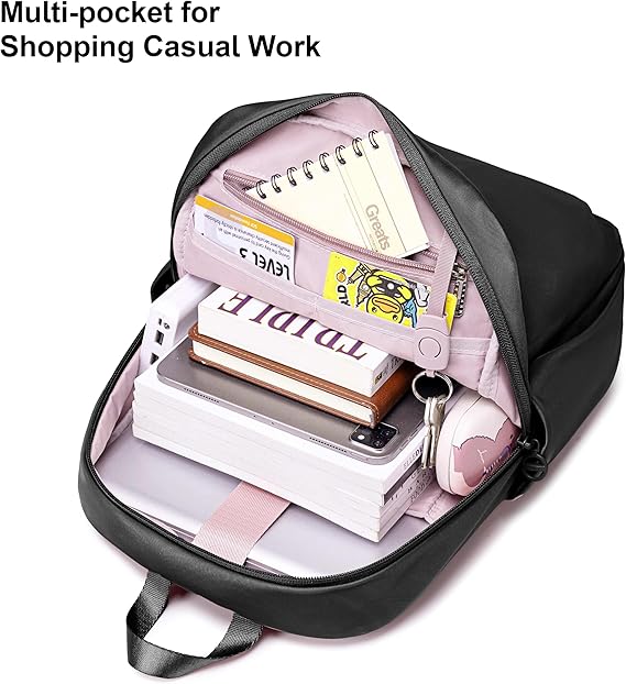 Chantria Premium Backpack 26.5cm*10cm*37cm for Woman, 100% Nylon Body with 100% Polyester Lining, Black - CB00769 - Al Kabayel Discount CentreChantria Premium Backpack 26.5cm*10cm*37cm for Woman, 100% Nylon Body with 100% Polyester Lining, Black - CB00769School BagsCHANTRIAAl Kabayel Discount Centre