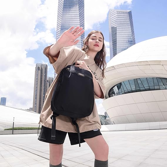 Chantria Premium Backpack 26.5cm*10cm*37cm for Woman, 100% Nylon Body with 100% Polyester Lining, Black - CB00769 - Al Kabayel Discount CentreChantria Premium Backpack 26.5cm*10cm*37cm for Woman, 100% Nylon Body with 100% Polyester Lining, Black - CB00769School BagsCHANTRIAAl Kabayel Discount Centre