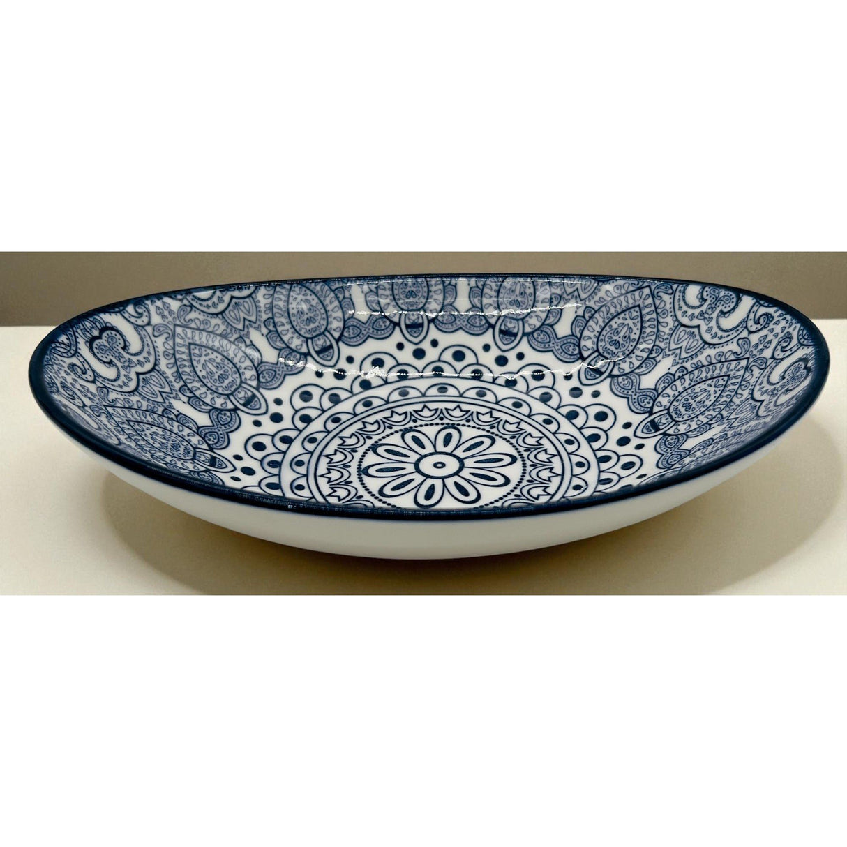 Che Brucia Ceramic Oval Bowl 8", Blue Floral Pattern - Al Kabayel Discount CentreChe Brucia Ceramic Oval Bowl 8", Blue Floral PatternBowlsCHE BRUCIAAl Kabayel Discount Centre