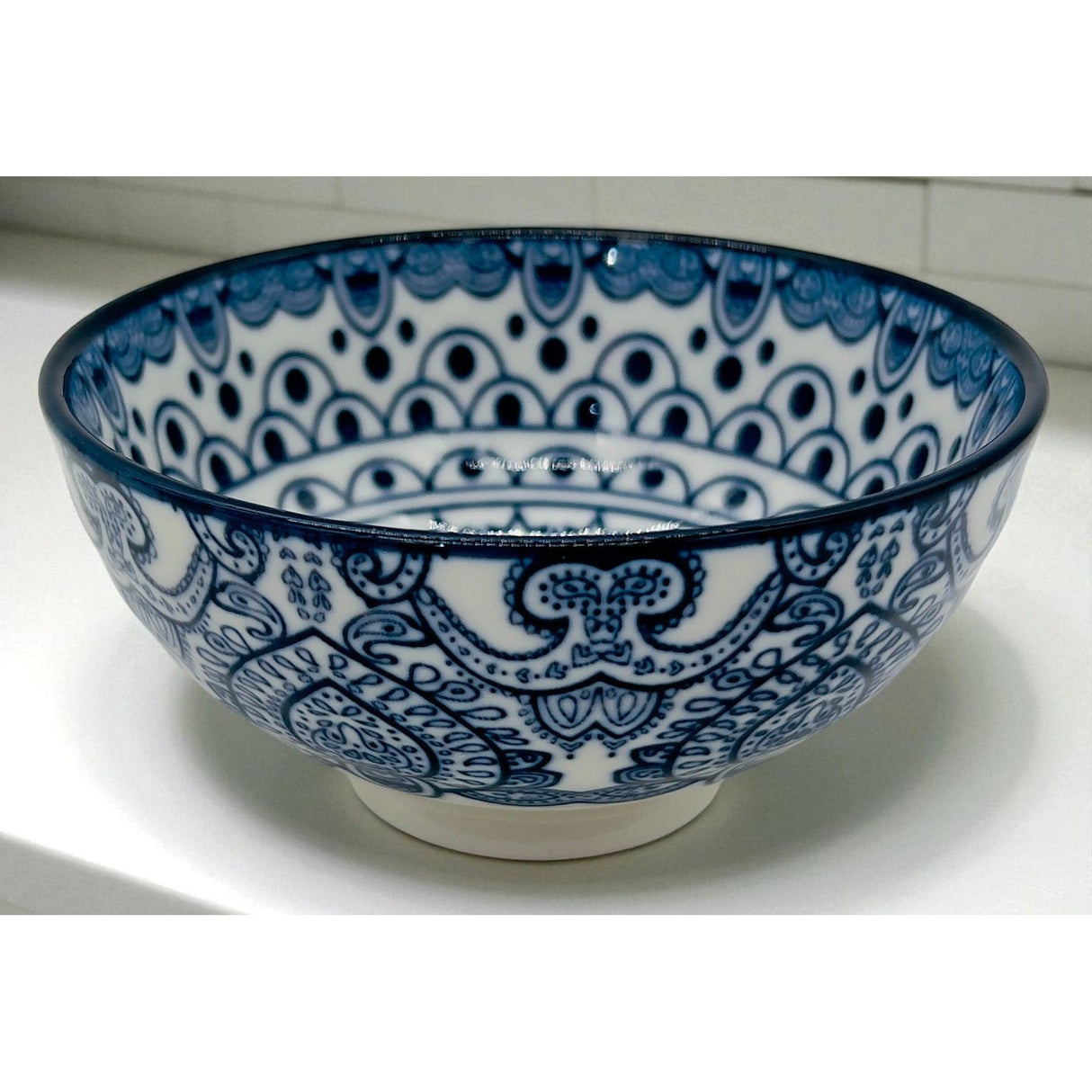 Che Brucia Ceramic Round Bowl 4", Blue Floral Pattern - Al Kabayel Discount CentreChe Brucia Ceramic Round Bowl 4", Blue Floral PatternBowlsCHE BRUCIAAl Kabayel Discount Centre