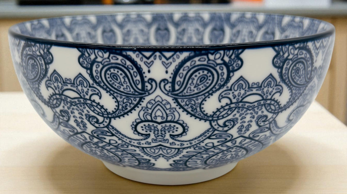 Che Brucia Ceramic Round Bowl 6.8", Blue Floral Pattern - Al Kabayel Discount CentreChe Brucia Ceramic Round Bowl 6.8", Blue Floral PatternBowlsCHE BRUCIAAl Kabayel Discount Centre