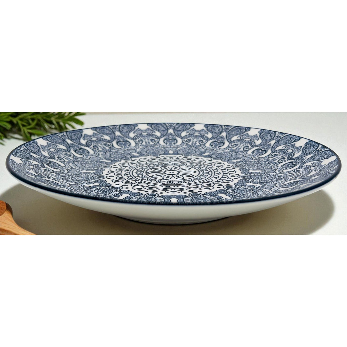 Che Brucia Ceramic Round Dinner Plate 10.5", Blue Floral Pattern - Al Kabayel Discount CentreChe Brucia Ceramic Round Dinner Plate 10.5", Blue Floral PatternPlatesCHE BRUCIAAl Kabayel Discount Centre