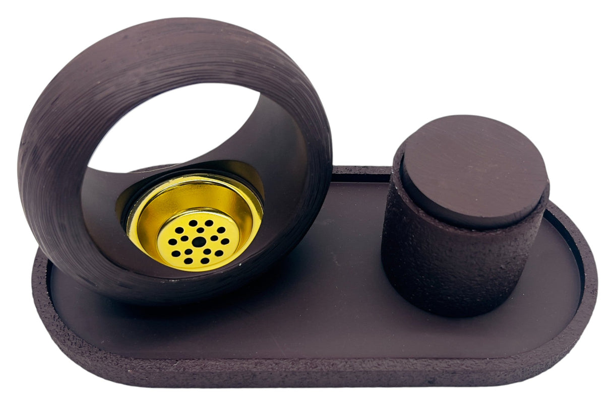 Cherry Luxury Incense Burner Set 26cm*12cm*13.5cm, Gypsum/POP Material, Dark Brown, 2230 - 10 - Al Kabayel Discount CentreCherry Luxury Incense Burner Set 26cm*12cm*13.5cm, Gypsum/POP Material, Dark Brown, 2230 - 10Home Décor AccentsCHERRYAl Kabayel Discount Centre