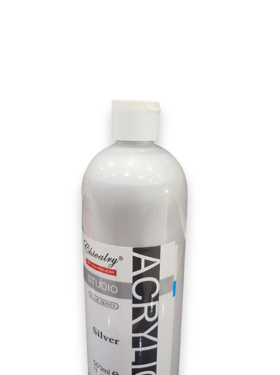 CHIVALRY Acrylic Colour Silver 500ml - Al Kabayel Discount CentreCHIVALRY Acrylic Colour Silver 500mlPaintsCHIVALRYAl Kabayel Discount Centre