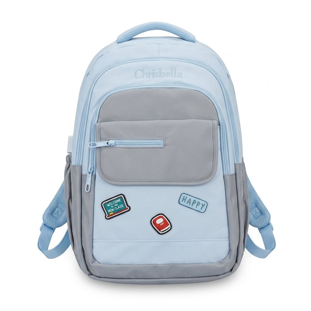 Chrisbella School Backpack 18" – Sky Blue - Al Kabayel Discount CentreChrisbella School Backpack 18" – Sky BlueBackpacksCHRISBELLAAl Kabayel Discount Centre