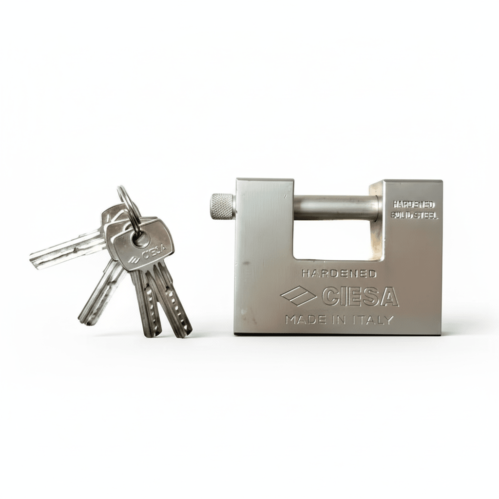 CIESA Hardened Solid Steel Padlock –4 Keys - Al Kabayel Discount CentreCIESA Hardened Solid Steel Padlock –4 KeysToolsCIESAAl Kabayel Discount Centre