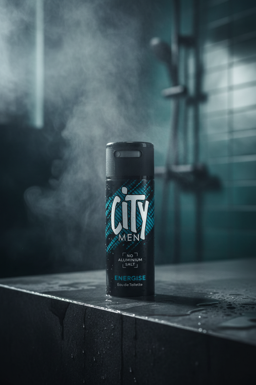 City Men Energise بخاخ مزيل عرق أو دو تواليت للجسم - 150 مل