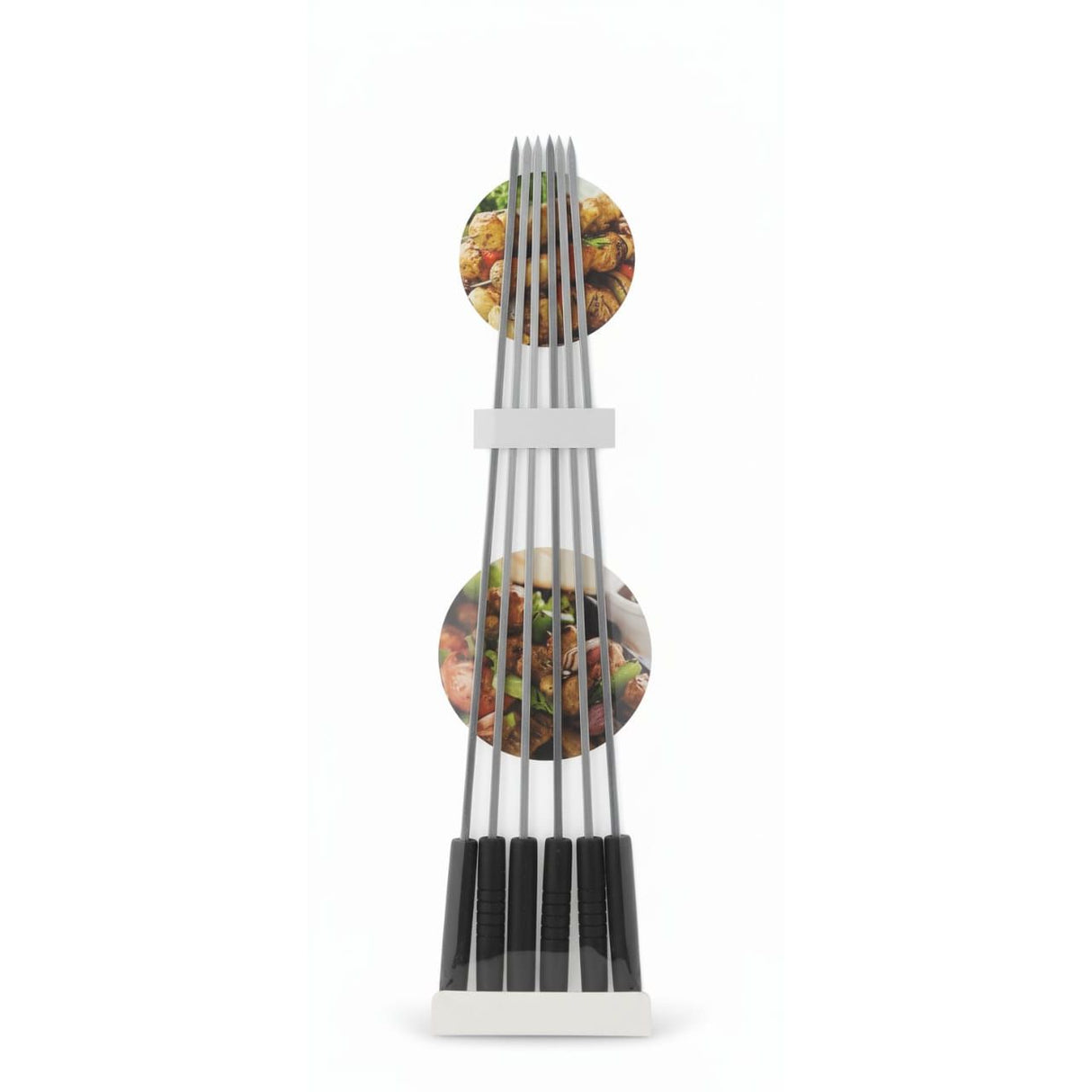 Classic BBQ Skewers Set 6 pcs 47.5 × 1.5 cm – Stainless Steel Grilling Sticks with Heat - Resistant Plastic Handles - Al Kabayel Discount CentreClassic BBQ Skewers Set 6 pcs 47.5 × 1.5 cm – Stainless Steel Grilling Sticks with Heat - Resistant Plastic HandlesCamping UtilitiesCLASSICAl Kabayel Discount Centre