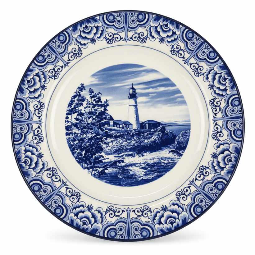 Claytan Lighthouse Coastal Ceramic Dinner Plate – 10.2 inch (White & Blue) - Al Kabayel Discount CentreClaytan Lighthouse Coastal Ceramic Dinner Plate – 10.2 inch (White & Blue)PlatesCLAYTANAl Kabayel Discount Centre