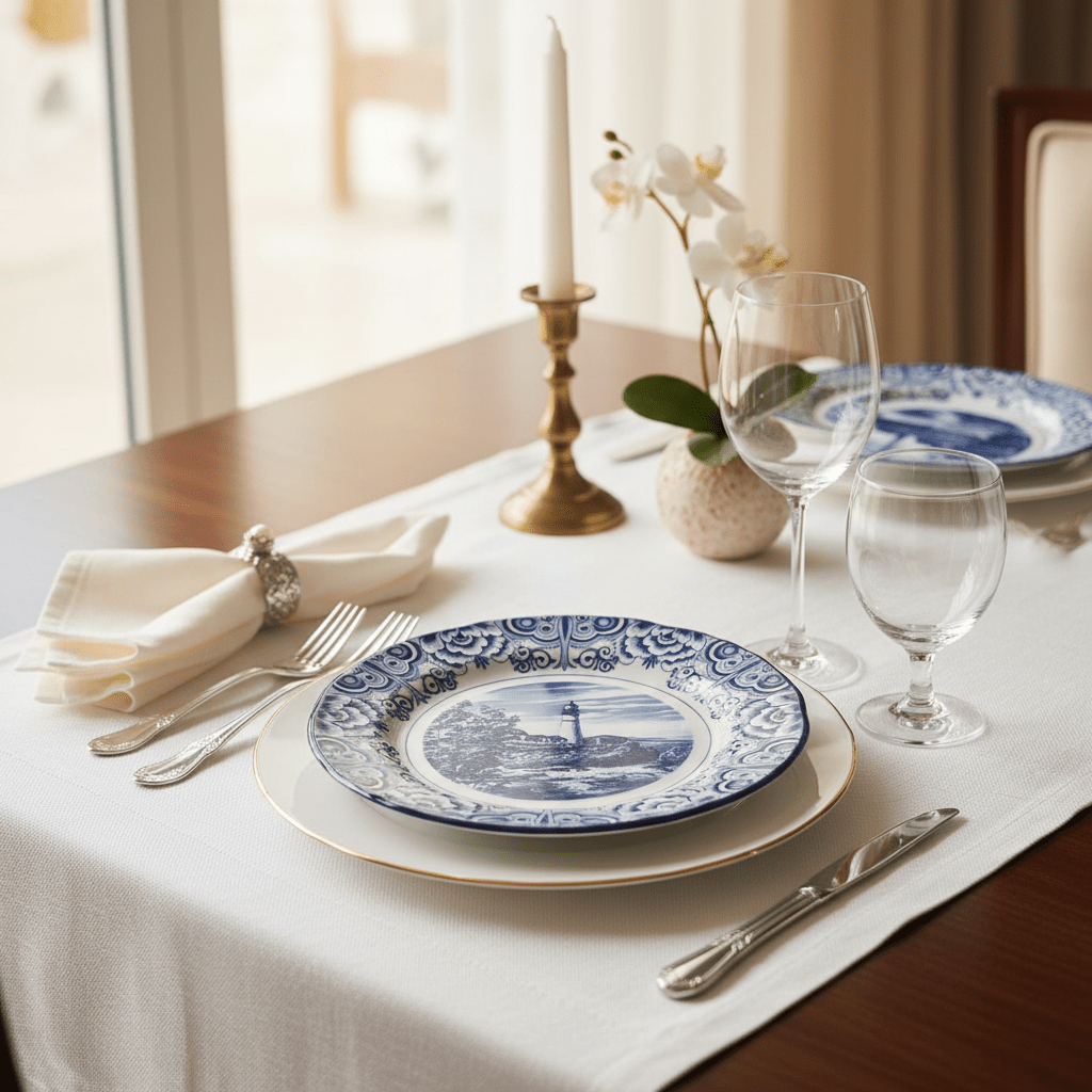 Claytan Lighthouse Coastal Ceramic Side Plate – 8.1 inch (White & Blue) - Al Kabayel Discount CentreClaytan Lighthouse Coastal Ceramic Side Plate – 8.1 inch (White & Blue)PlatesCLAYTANAl Kabayel Discount Centre