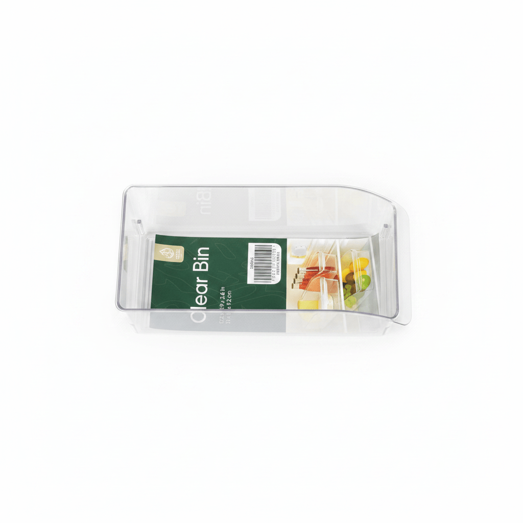 Clear Plastic Storage Bin – 31×15cm | Fridge & Home Organizer - Al Kabayel Discount CentreClear Plastic Storage Bin – 31×15cm | Fridge & Home OrganizerOrganizers & AccessoriesAKDCAl Kabayel Discount Centre