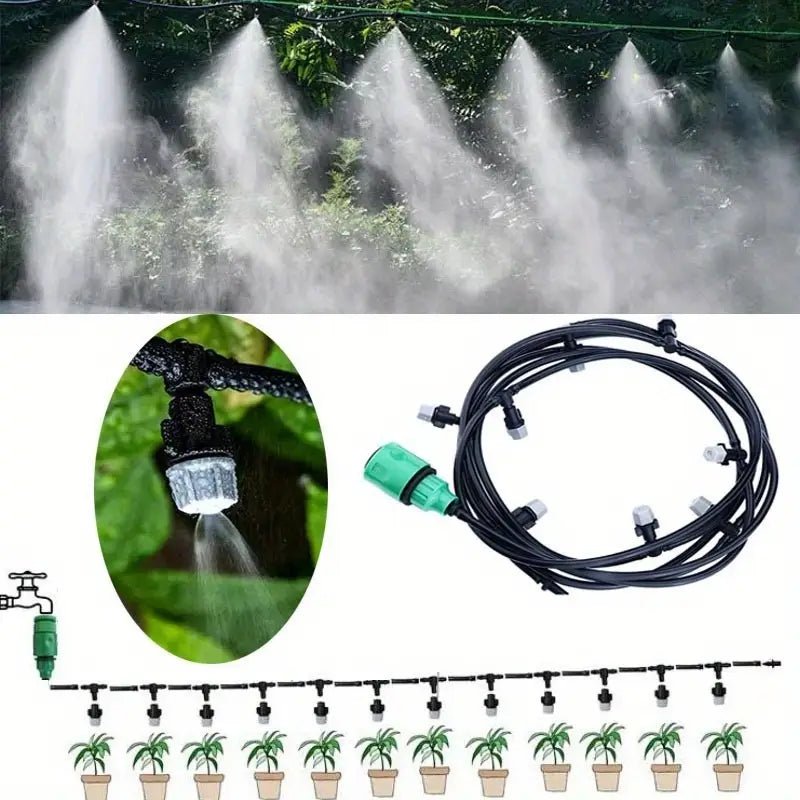 Colorfulyard Garden Drip Hose 10 Meter with 10 Sprayer Heads - Al Kabayel Discount CentreColorfulyard Garden Drip Hose 10 Meter with 10 Sprayer HeadsGardening ToolsCOLORFULYARDAl Kabayel Discount Centre