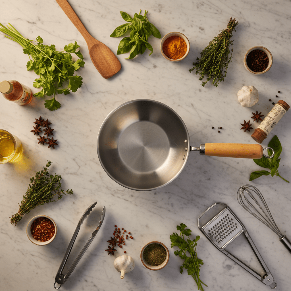 Compact Stainless Steel Stir - Fry Wok with Ergonomic Wooden Handle – Everyday Cooking Pan (1200 ml) - Al Kabayel Discount CentreCompact Stainless Steel Stir - Fry Wok with Ergonomic Wooden Handle – Everyday Cooking Pan (1200 ml)Frying Pans & SkilletsAKDCAl Kabayel Discount Centre