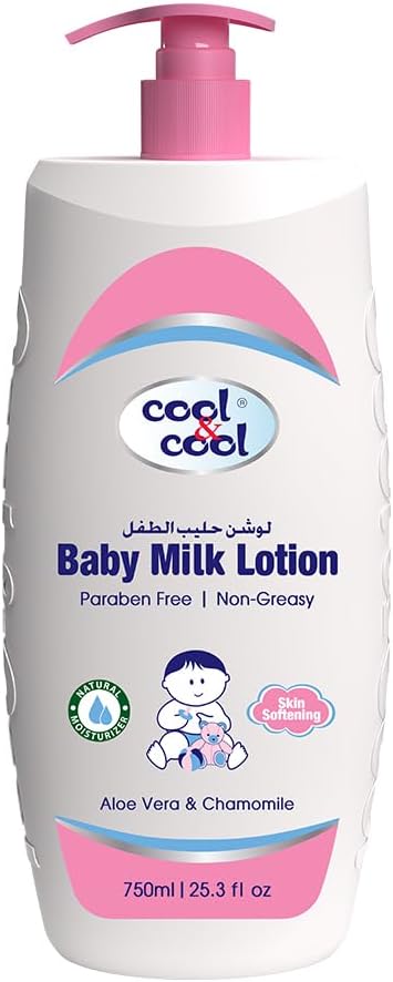 Cool & Cool Baby Milk Lotion 750ml - Al Kabayel Discount CentreCool & Cool Baby Milk Lotion 750mlBaby ProductsCOOL & COOLAl Kabayel Discount Centre