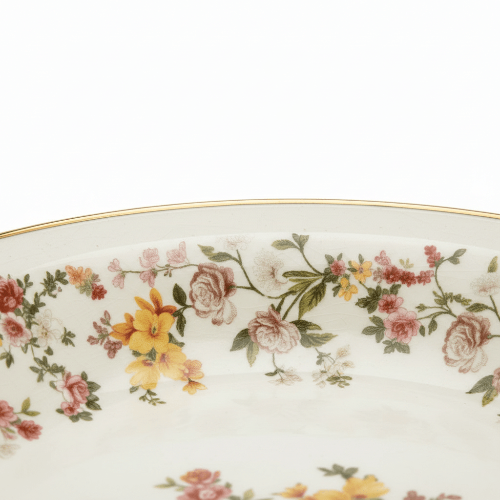 Cream Enamel Deep Plate with Floral Design – 28cm - Al Kabayel Discount CentreCream Enamel Deep Plate with Floral Design – 28cmPlatesAKDCAl Kabayel Discount Centre