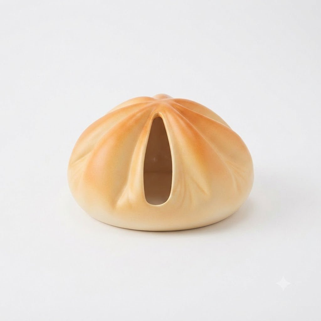 Cream & Peach Steamed Bun Ceramic Napkin Holder – 13×16 cm - Al Kabayel Discount CentreCream & Peach Steamed Bun Ceramic Napkin Holder – 13×16 cmNapkin Holders & Tissue BoxAKDCAl Kabayel Discount Centre