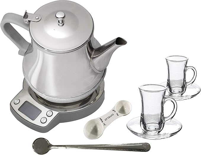 Crownline Karak Tea Maker Kt - 188 Silver"Min 1 year manufacturer warranty" - Al Kabayel Discount CentreCrownline Karak Tea Maker Kt - 188 Silver"Min 1 year manufacturer warranty"Coffee MakersCROWNLINEAl Kabayel Discount Centre