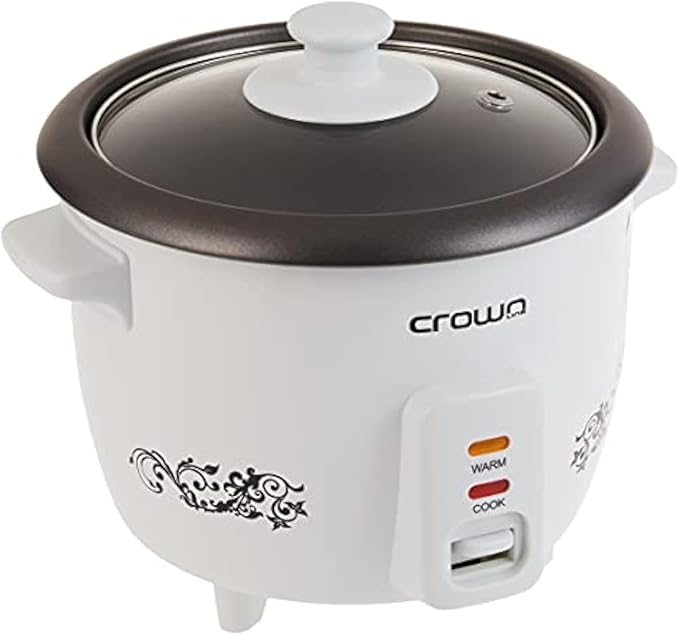 Crownline Rc - 168 Rice Cooker W/ Steamer, 220 - 240 V, 50/60 Hz, 300 W, Cooking Capacity 0.6L, Volume 1.0 L, White, Small, Rc - 168 - Al Kabayel Discount CentreCrownline Rc - 168 Rice Cooker W/ Steamer, 220 - 240 V, 50/60 Hz, 300 W, Cooking Capacity 0.6L, Volume 1.0 L, White, Small, Rc - 168Food & Drink AppliancesCROWNLINEAl Kabayel Discount Centre